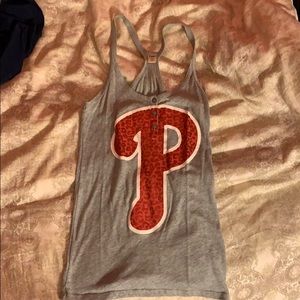Victoria Secret Phillies racerback tank top